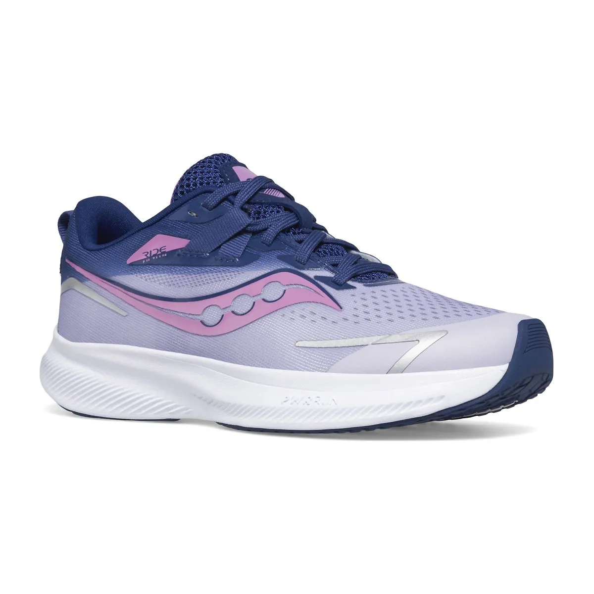 Saucony Ride 15 (Junior) - Mauve/Indigo