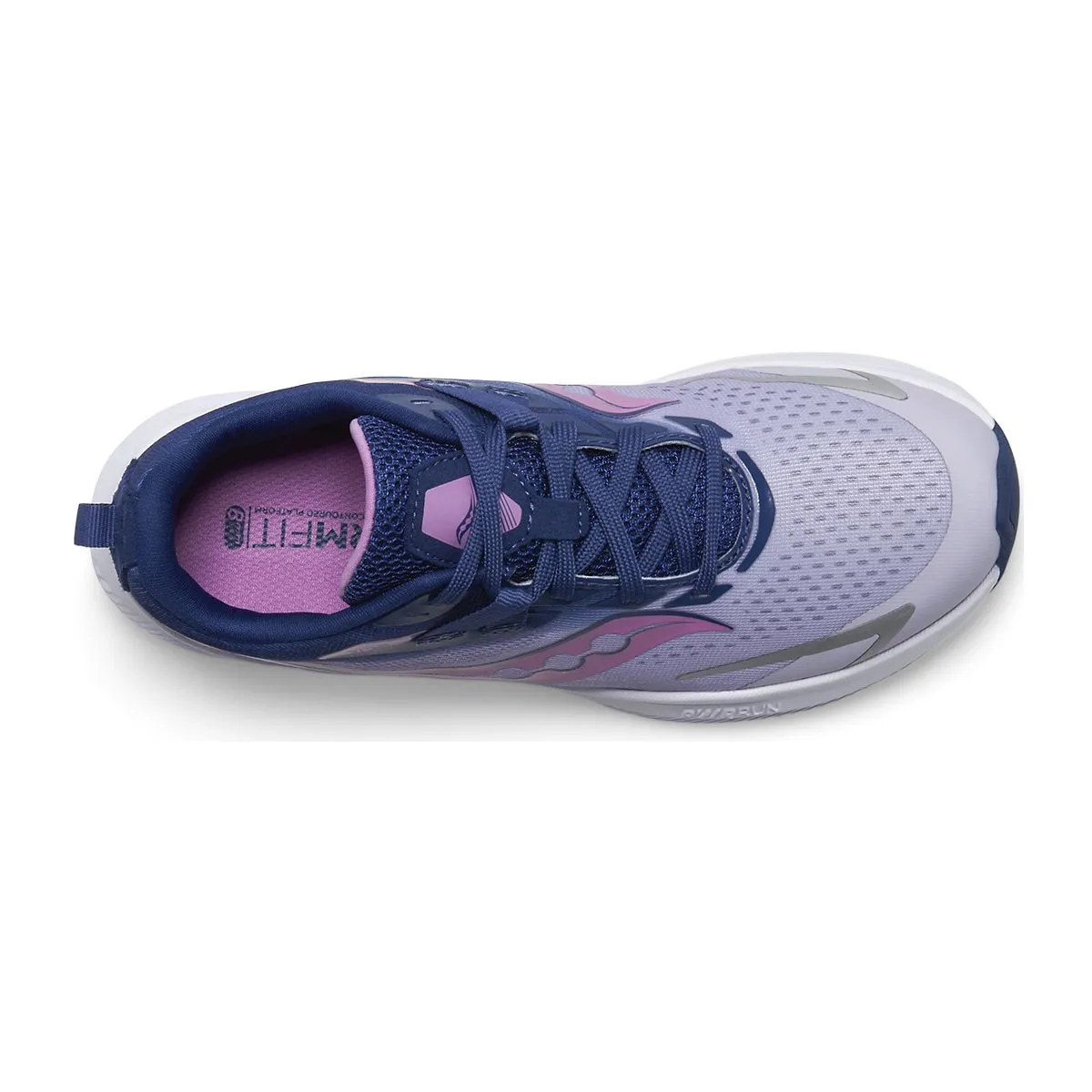Saucony Ride 15 (Junior) - Mauve/Indigo