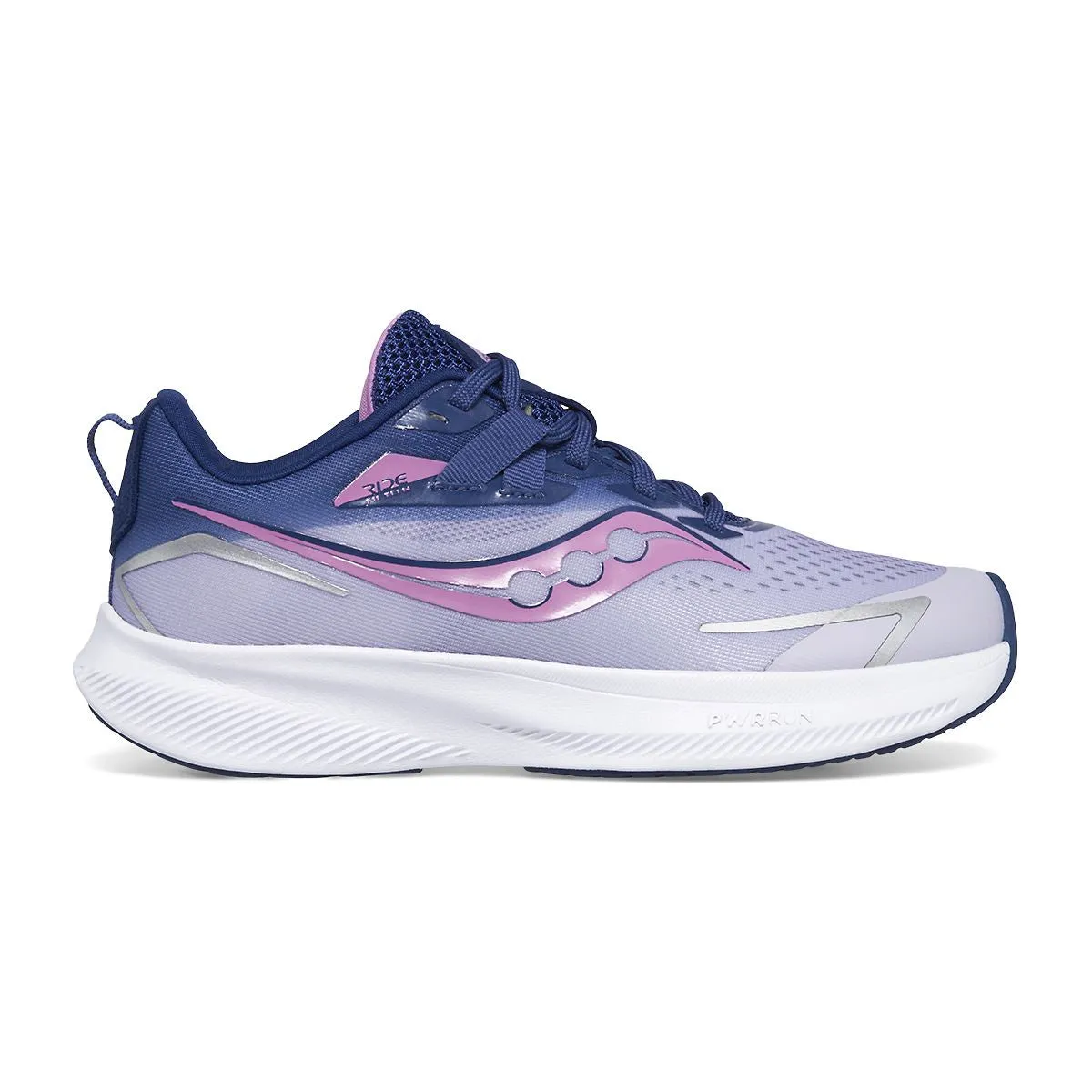 Saucony Ride 15 (Junior) - Mauve/Indigo
