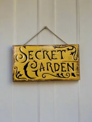 Secret Garden  Wall Plaque
