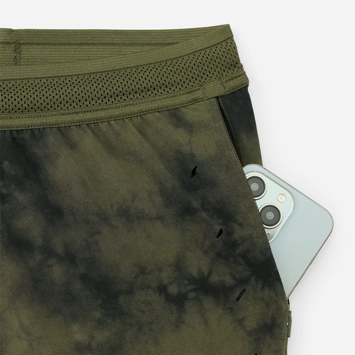 Session Short 2.0 - OD Green Tie Dye / Liner