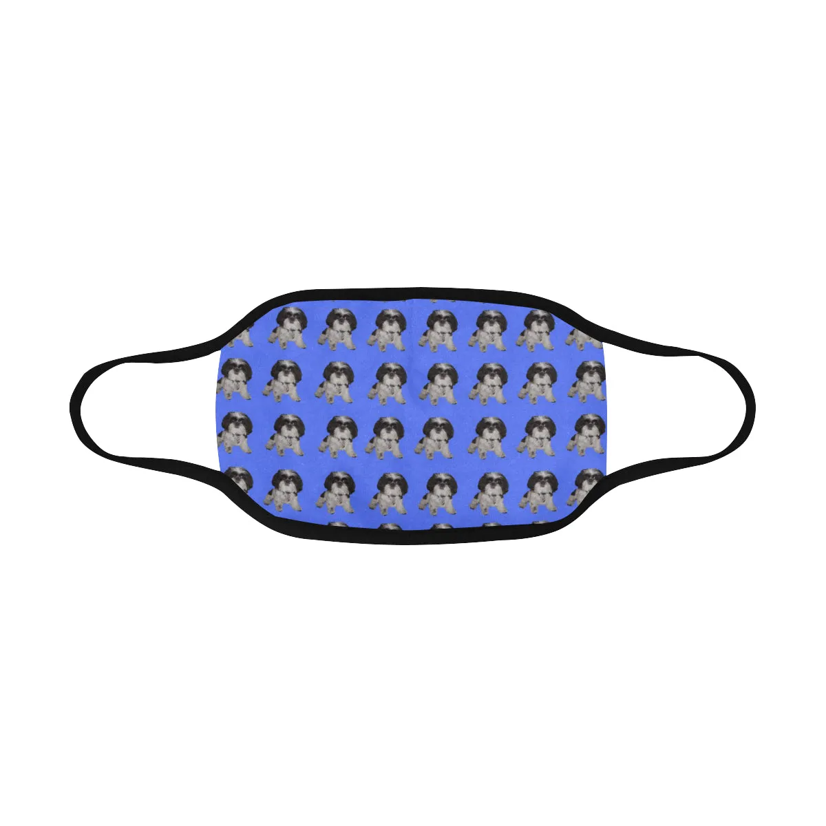 Shih Tzu Face Cover - Black & White