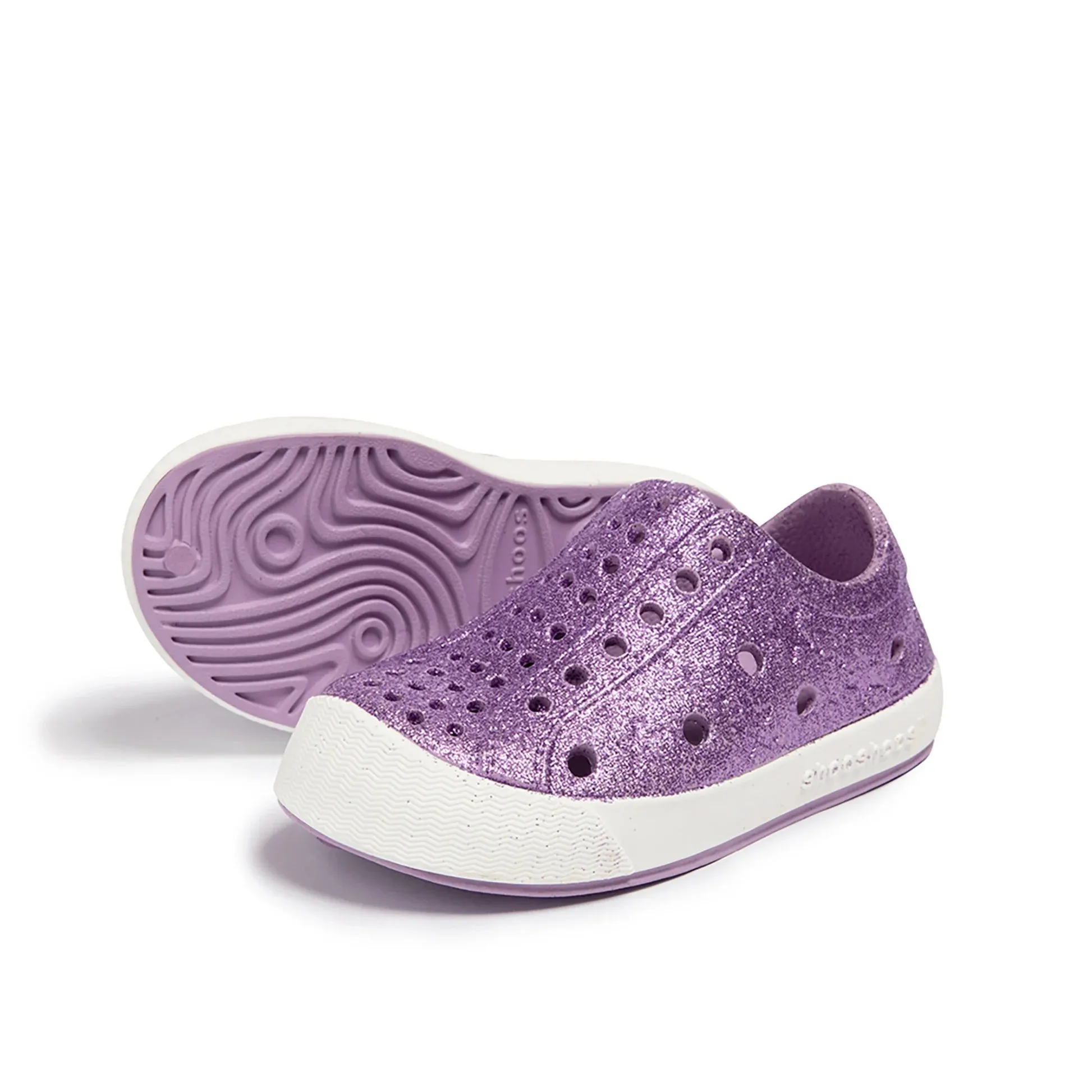 Shooshoos Waterproof Sneaker Mermaid (Purple Glitter)