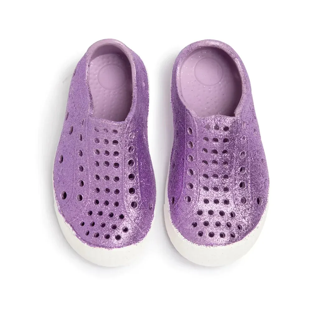 Shooshoos Waterproof Sneaker Mermaid (Purple Glitter)