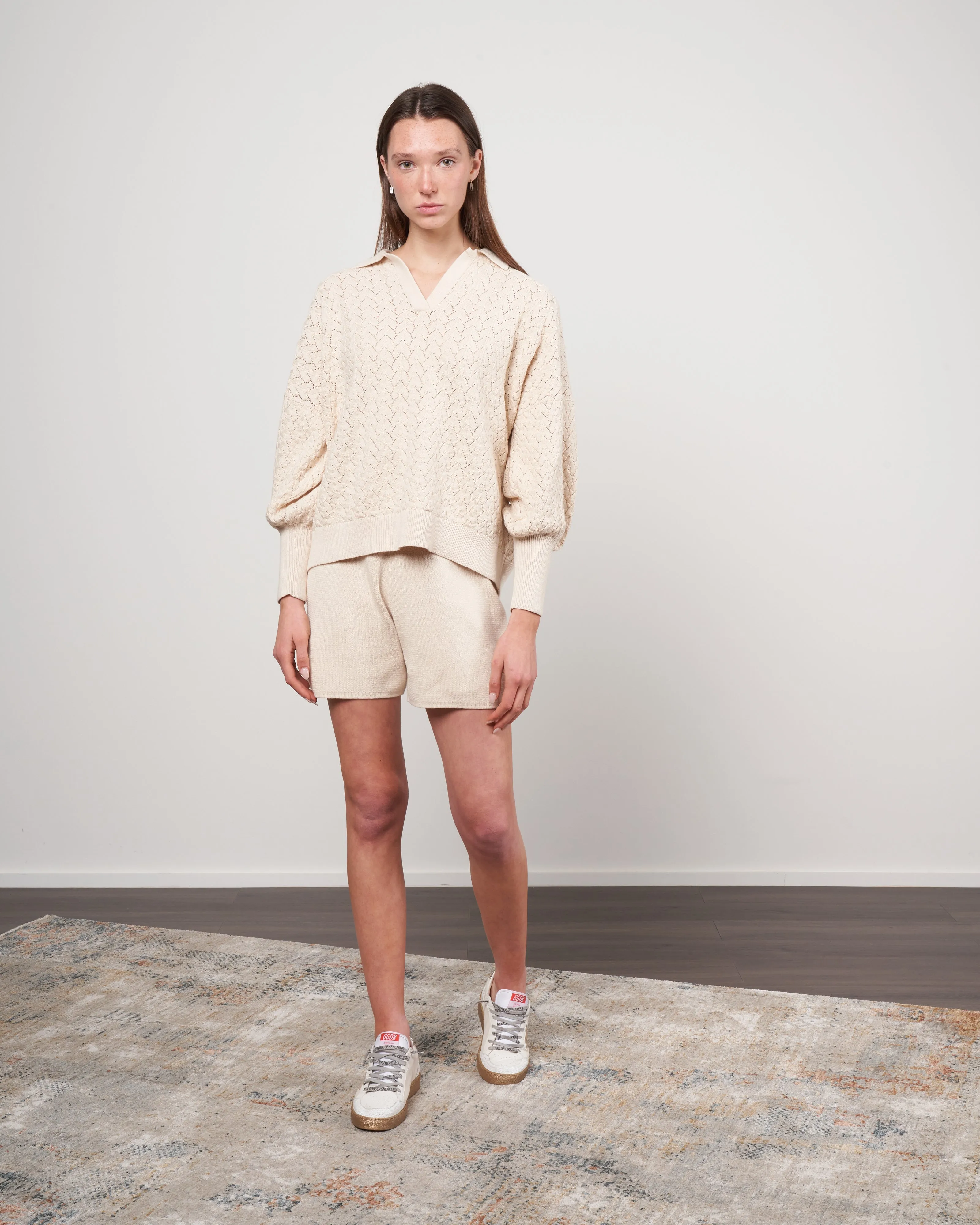 shorts - ivory