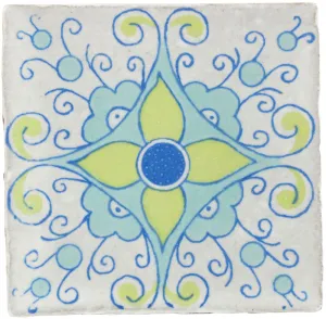 Siena Ceramic Decorative Tile: Galenda