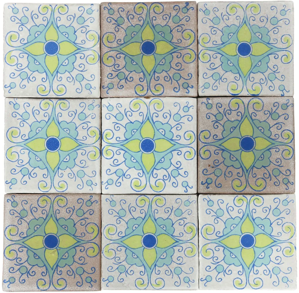 Siena Ceramic Decorative Tile: Galenda