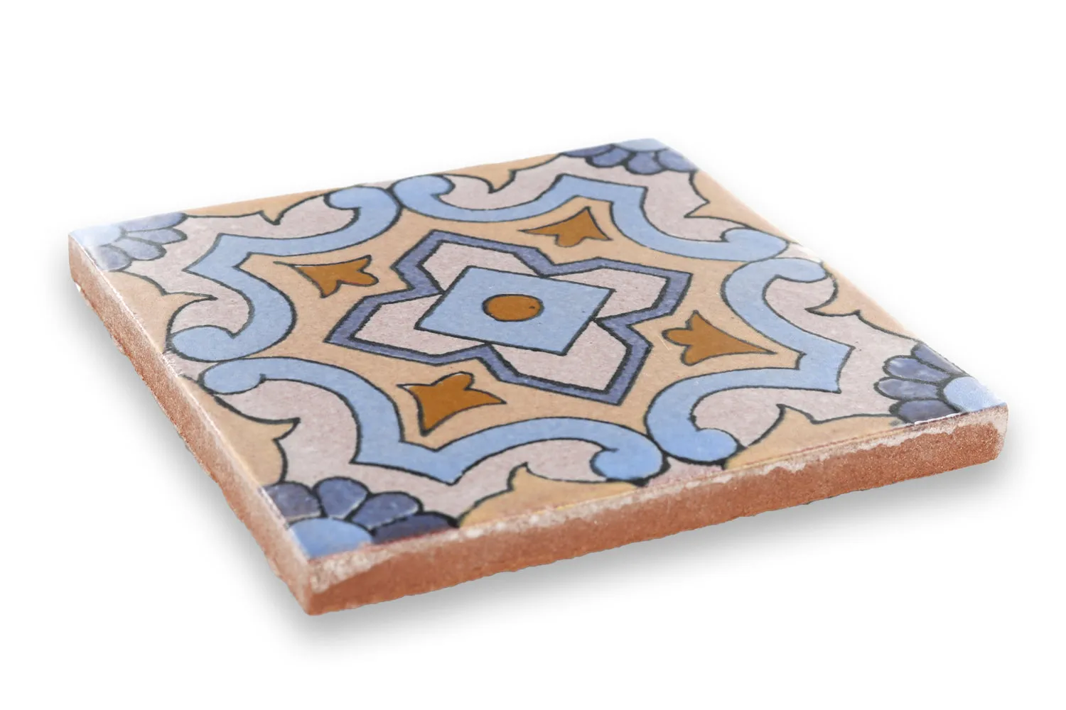 Siena Ceramic Decorative Tile: Pianella