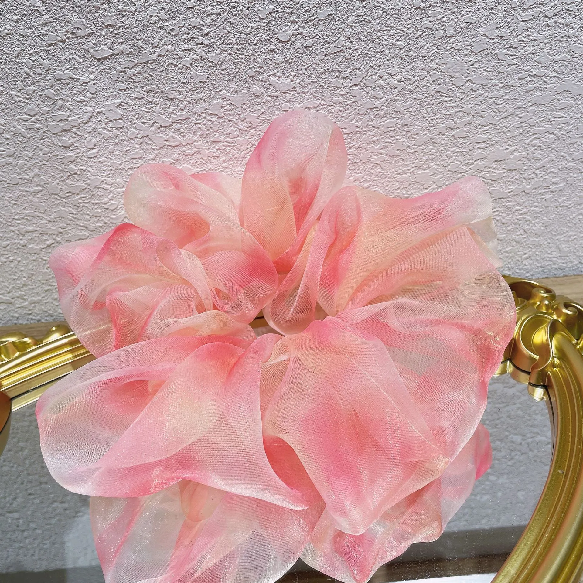 Silk Oversized Hair Scrunchies with Vibrant Colors and Fashionable Style