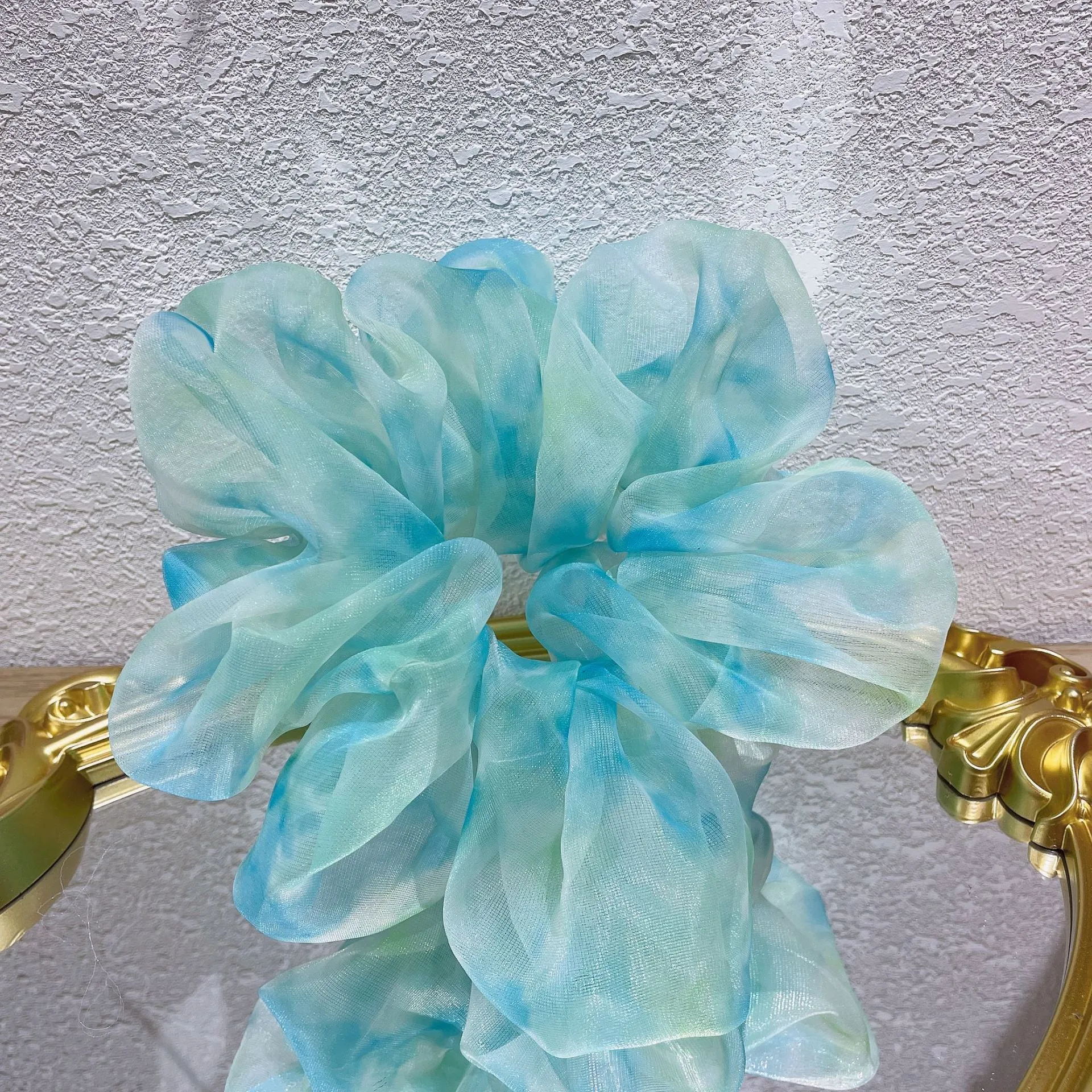 Silk Oversized Hair Scrunchies with Vibrant Colors and Fashionable Style