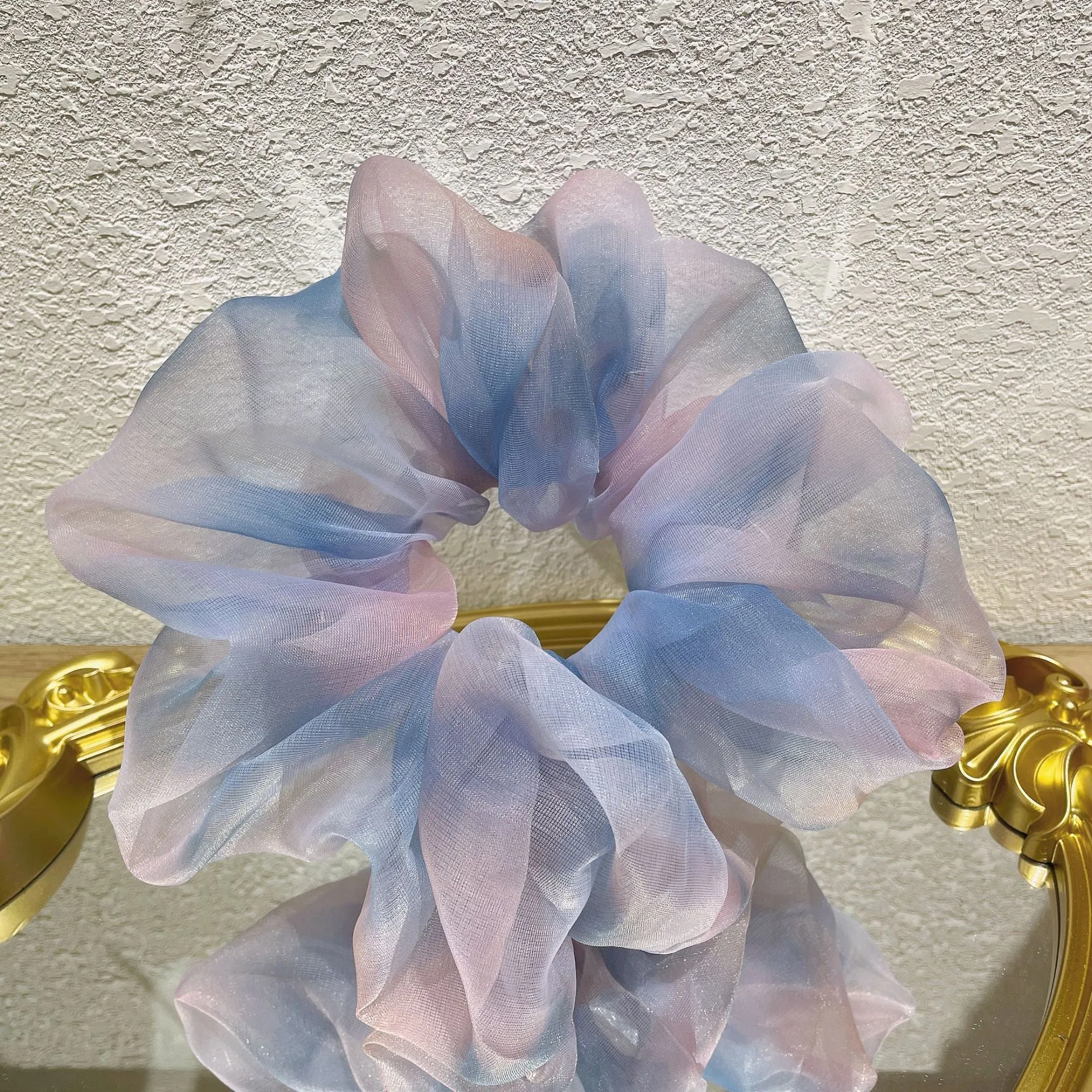 Silk Oversized Hair Scrunchies with Vibrant Colors and Fashionable Style