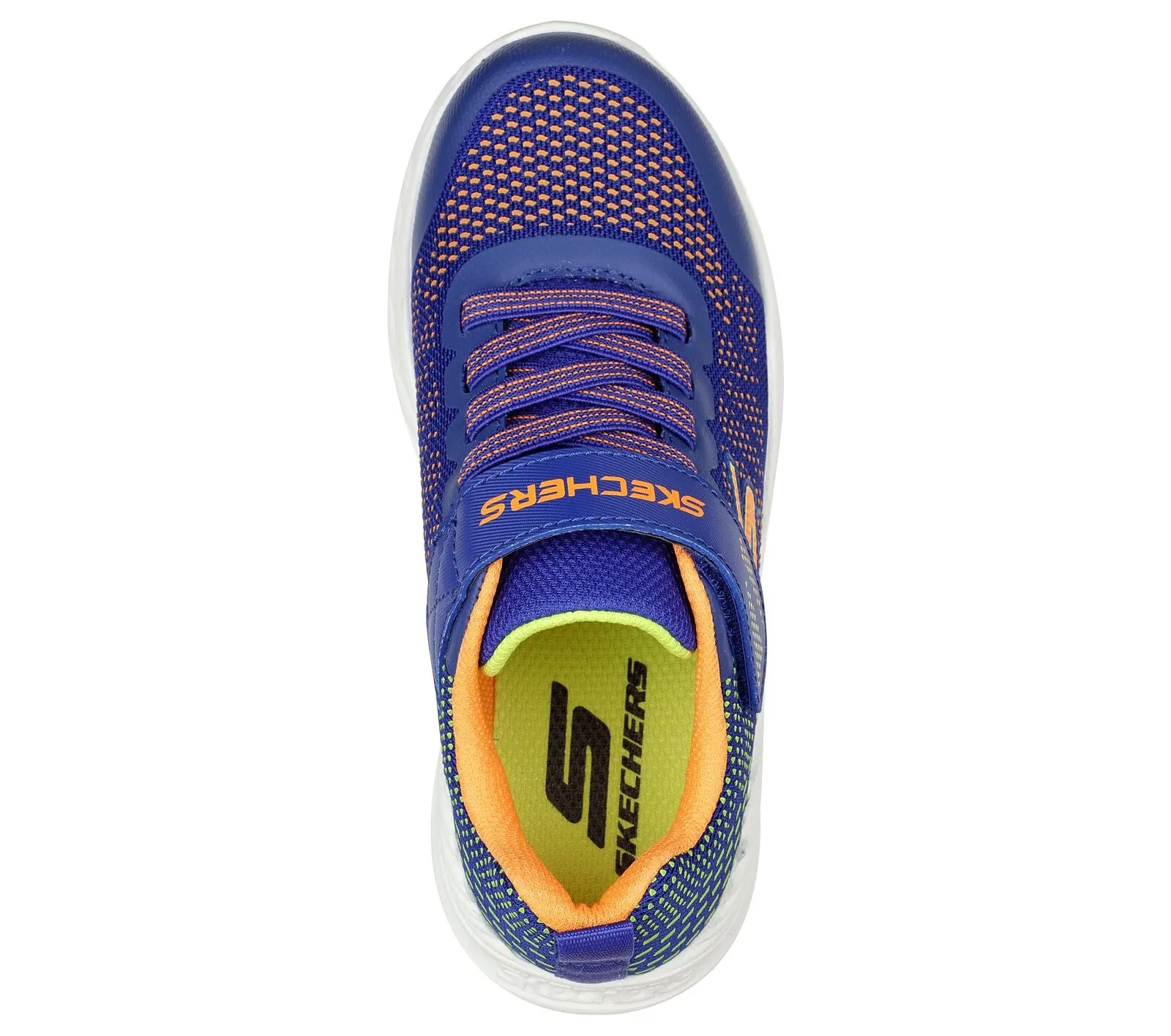 Skechers Blue/Orange Nitro Sprint Karvo Children's Sneaker