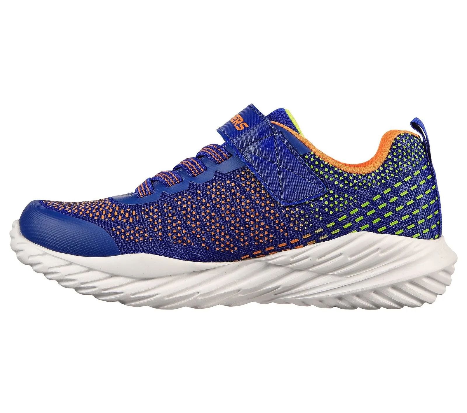 Skechers Blue/Orange Nitro Sprint Karvo Children's Sneaker