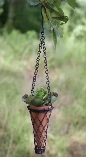 Small Hanging Terra Cotta Pot