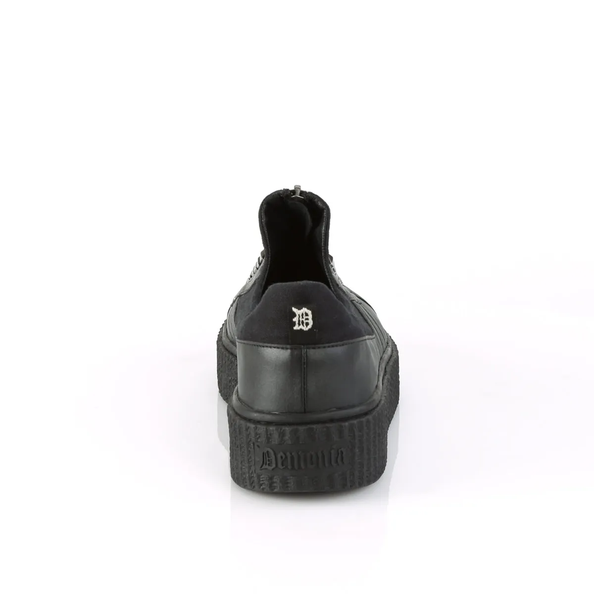 SNEEKER-125  Black Canvas-Black Pu