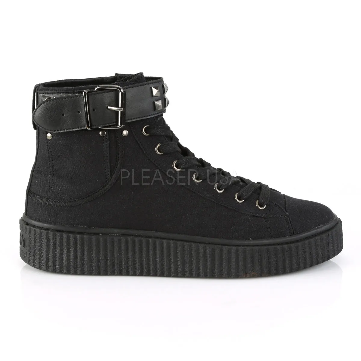 SNEEKER-255  Black Canvas