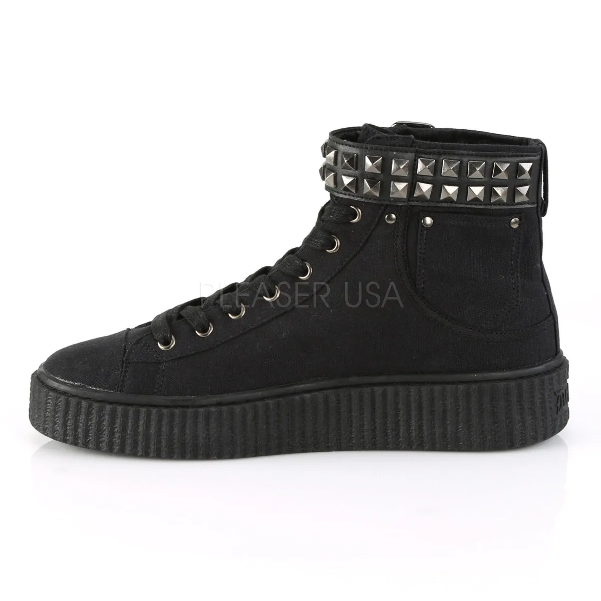 SNEEKER-255  Black Canvas