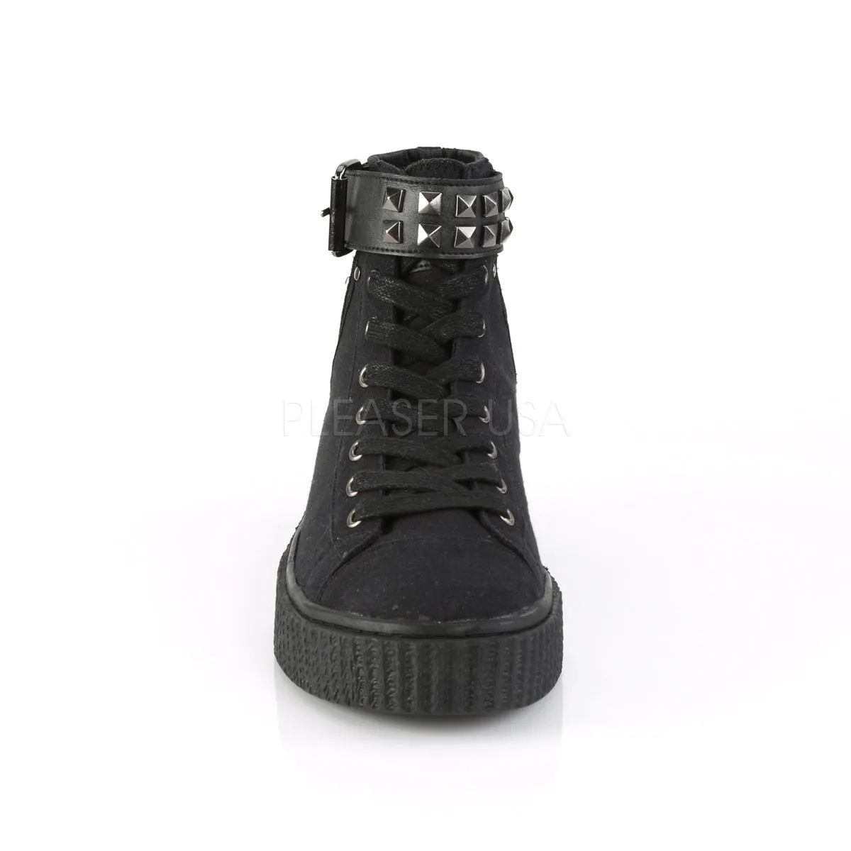 SNEEKER-255  Black Canvas