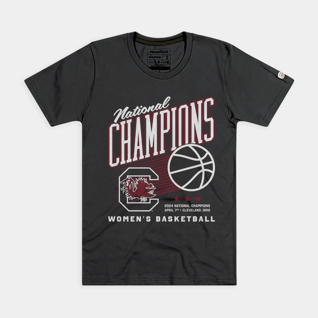 South Carolina Women's Basketball 2024 Champs Tee