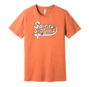 Spirits of St. Louis Distressed Logo Shirt - Defunct Sports Team - Celebrate Missouri Heritage and History - Hyper Than Hype