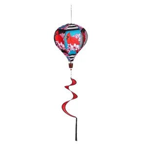 Spring Cardinal Burlap Balloon Spinner,45bb458