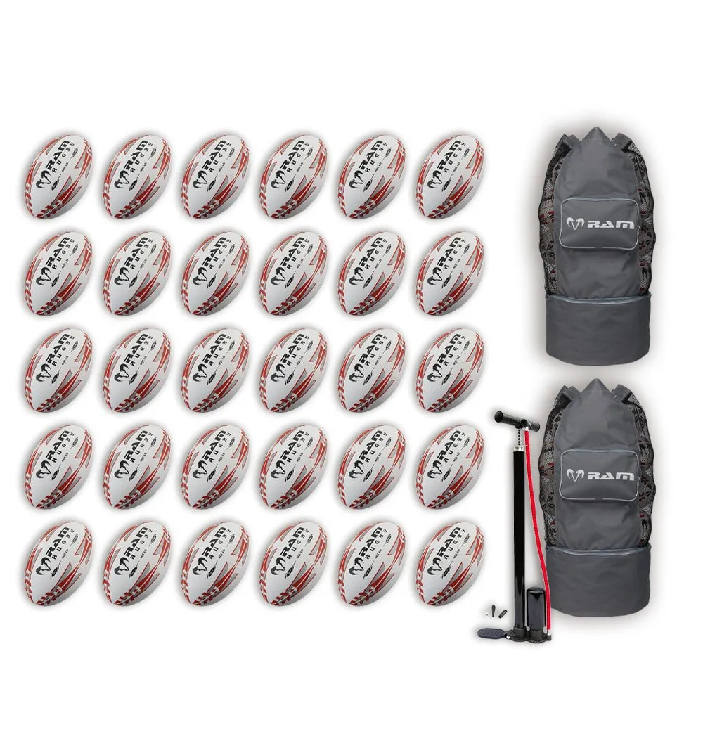 Squad Trainer Ball Bundle - 30 x balls and 2 bags