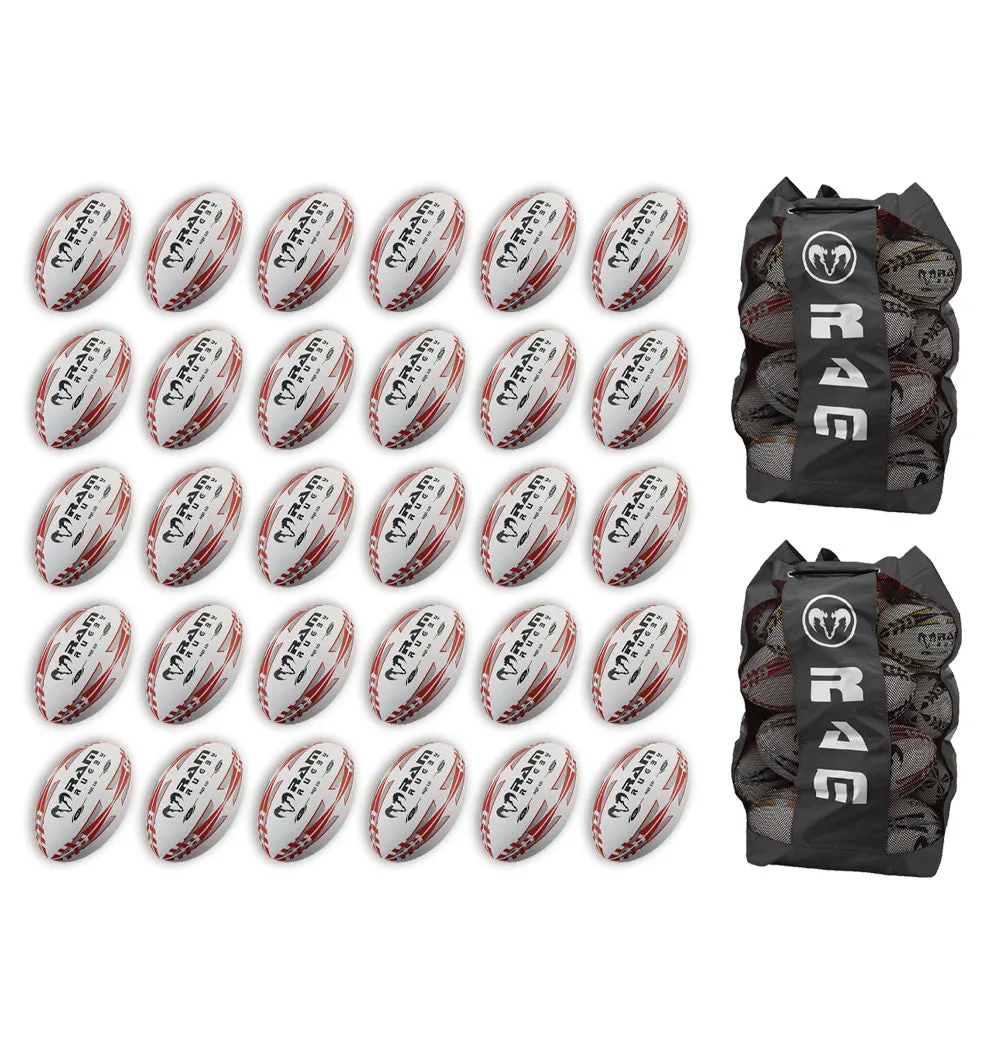 Squad Trainer Ball Bundle - 30 x balls and 2 bags