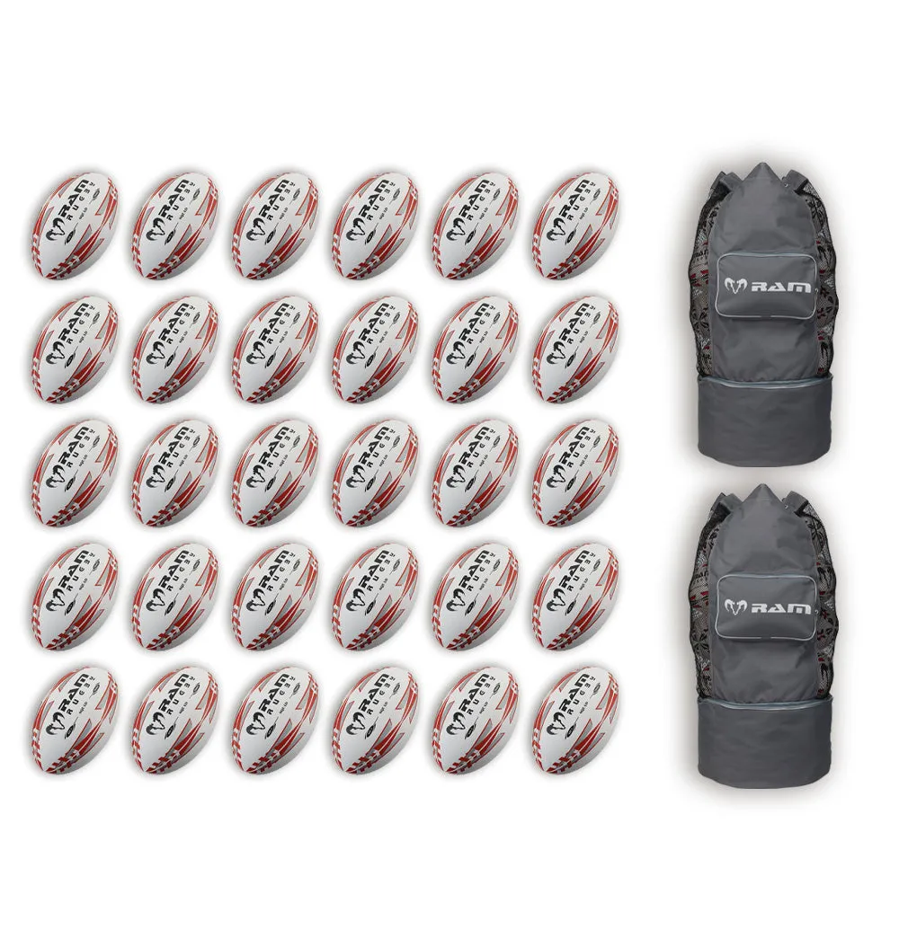 Squad Trainer Ball Bundle - 30 x balls and 2 bags