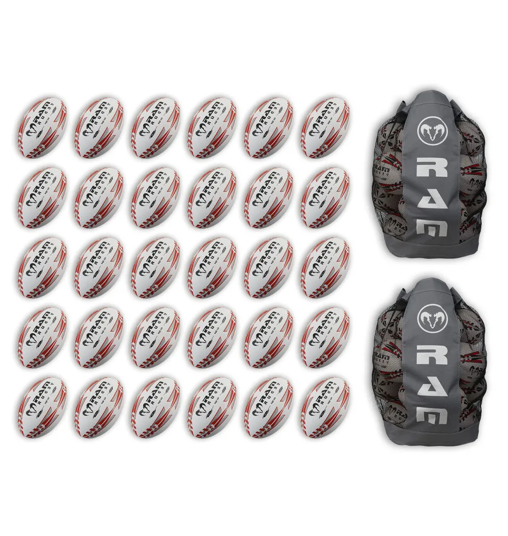 Squad Trainer Ball Bundle - 30 x balls and 2 bags