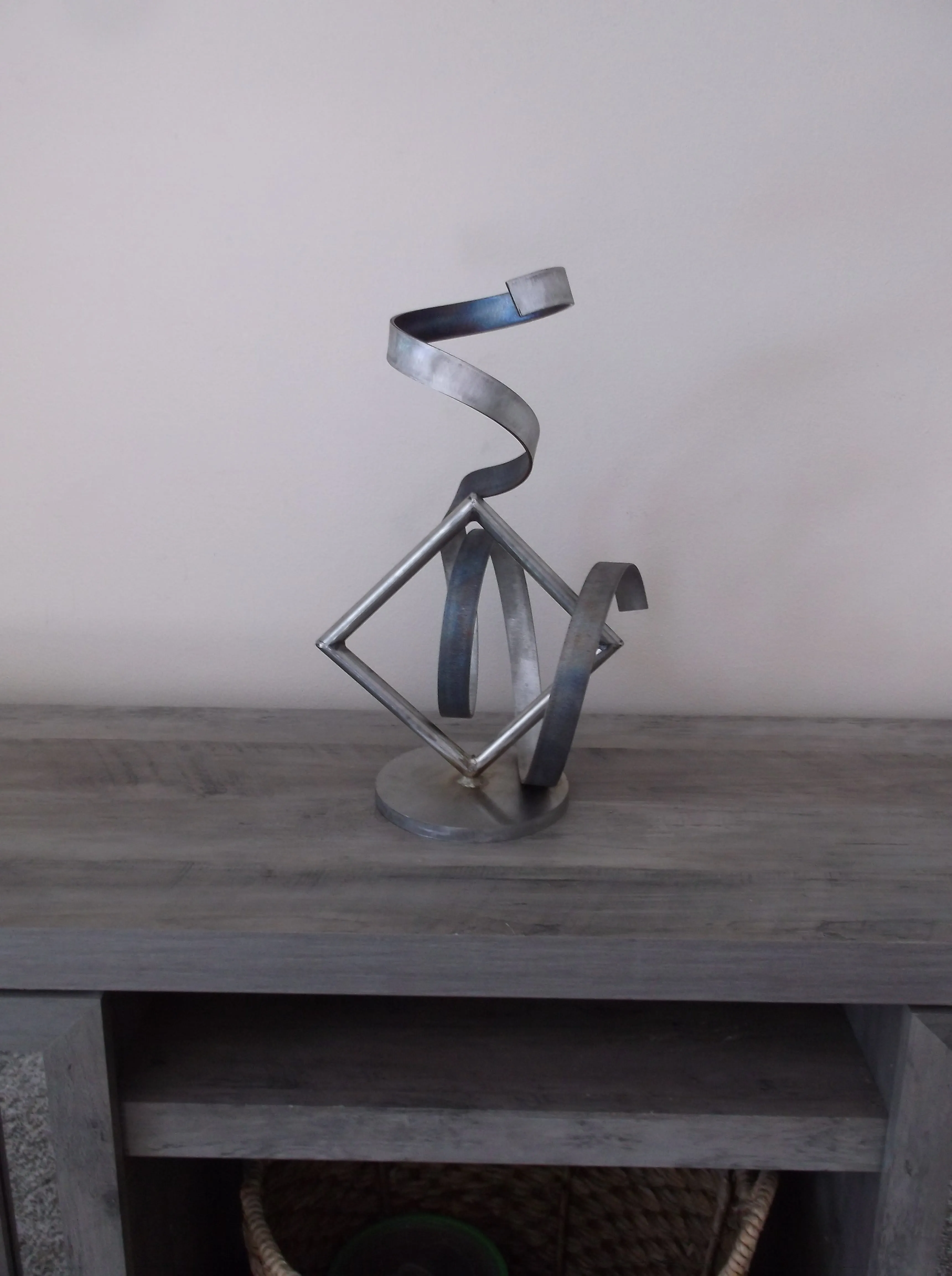 Stainless Steel Sculpture Modern Luxury Indoor Outdoor Art