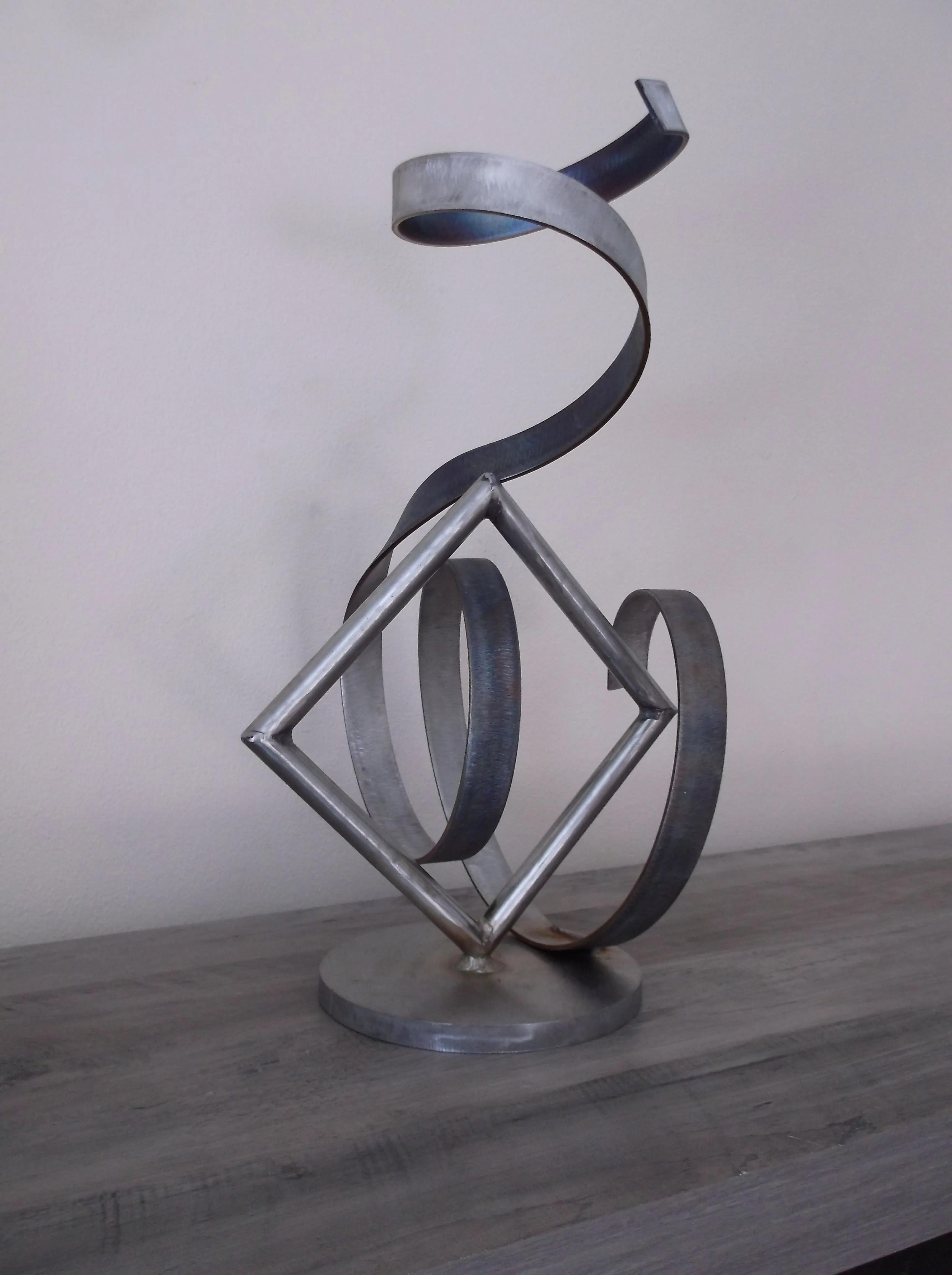 Stainless Steel Sculpture Modern Luxury Indoor Outdoor Art