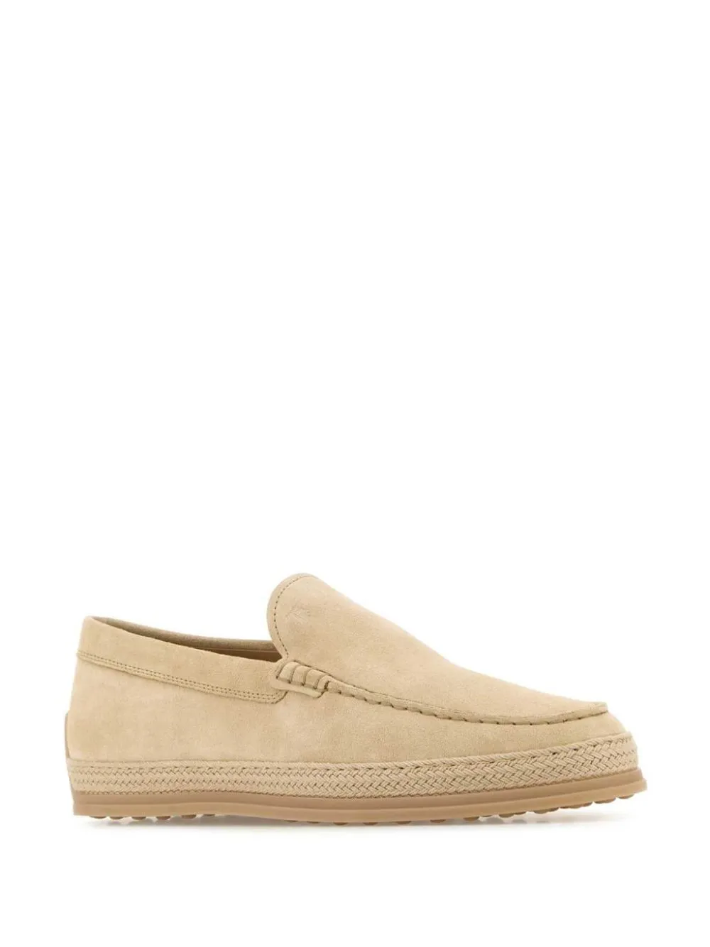Suede leather slip on