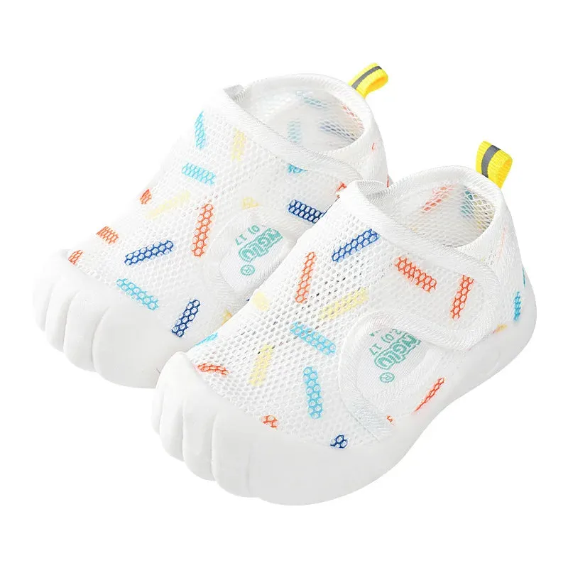 Summer Mesh Breathable Non slip Walking Shoes for Boys and Girls