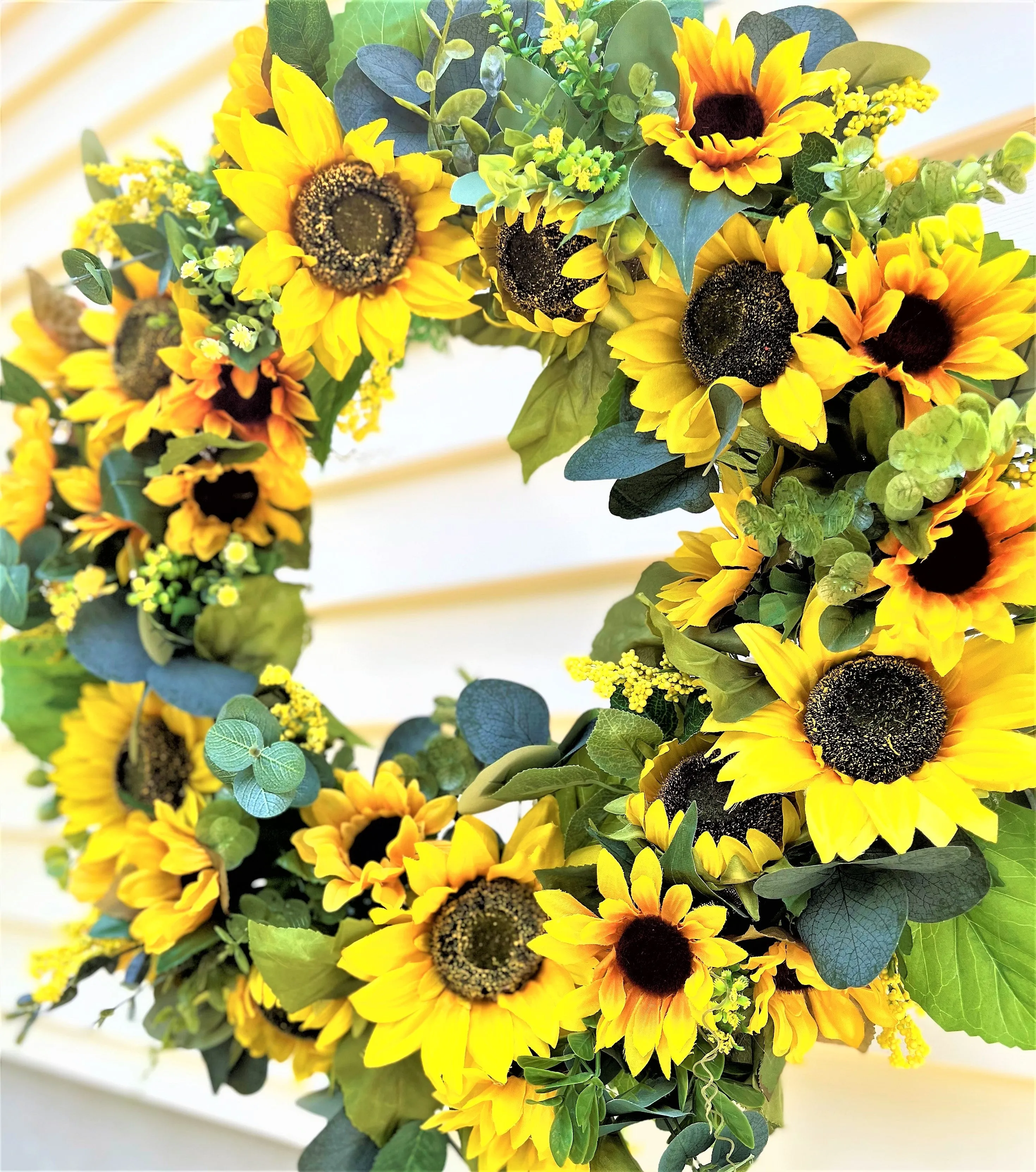 Sunflower Wreath 25 Inches Diameter
