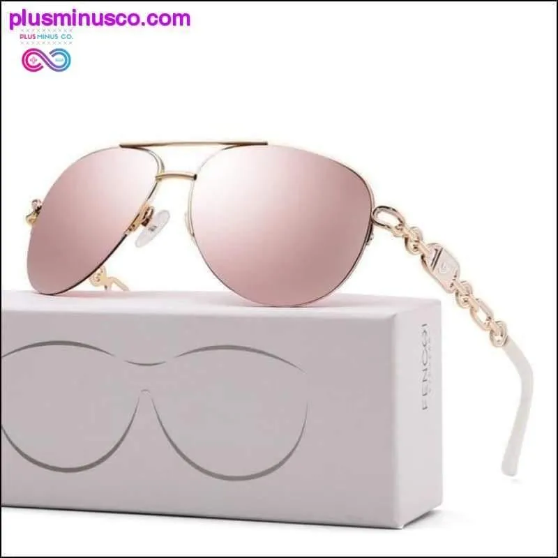 Sunglasses women Polarized uv 400 oculos Pink Pilot Mirror