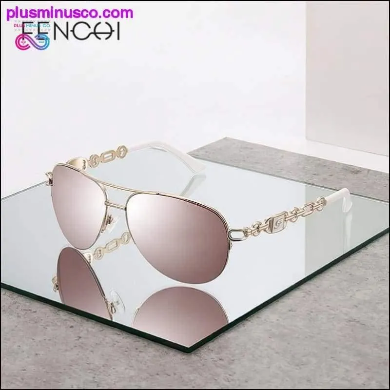 Sunglasses women Polarized uv 400 oculos Pink Pilot Mirror