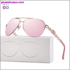 Sunglasses women Polarized uv 400 oculos Pink Pilot Mirror