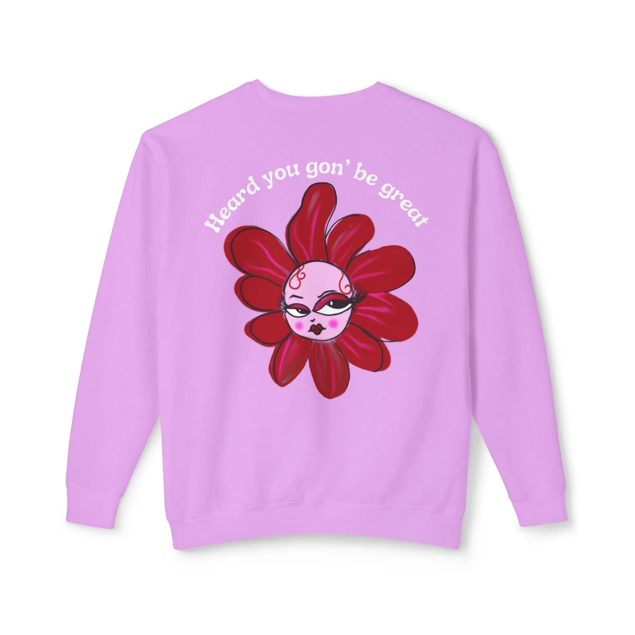 Sweet Pea Unisex Lightweight Crewneck Sweatshirt
