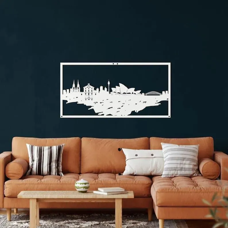 Sydney Skyline Metal Wall Art