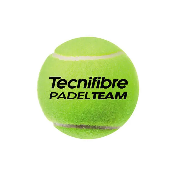 Tecnifibre Padel Tennis Team Balls - Tube of 3