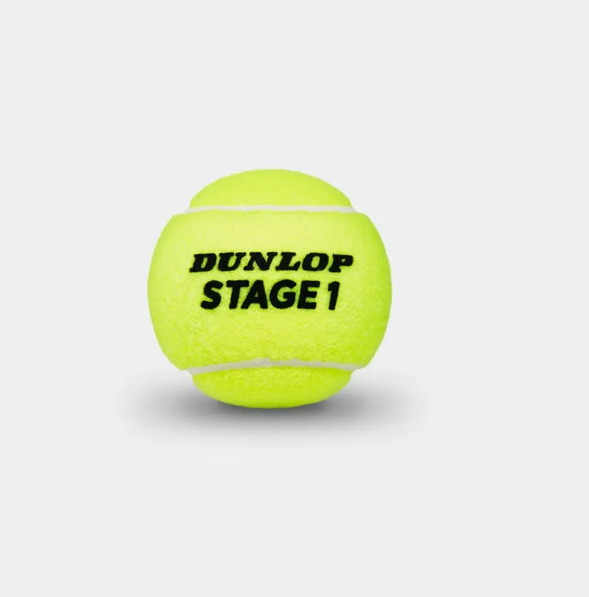 Tennis Balls - Dunlop Stage 1 Green (4 Pack)