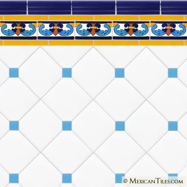 Terra Nova Mediterraneo Solid Tile: Turquoise