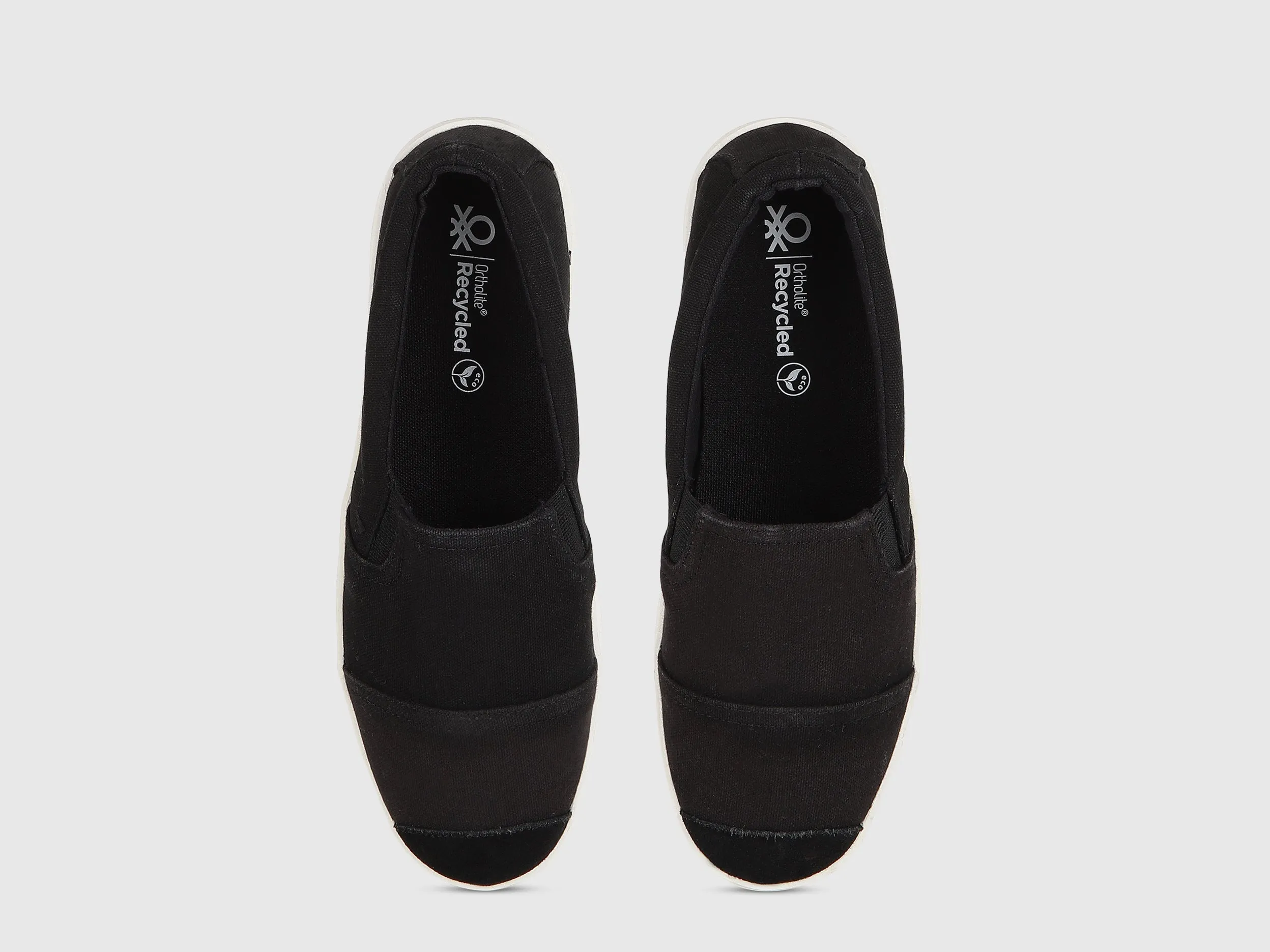 Textured Pattern Slip-On Casual Sneakers