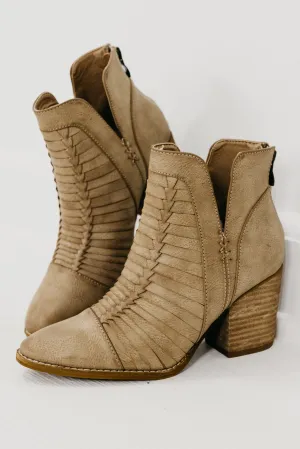 The Alina Woven Bootie  - FINAL SALE