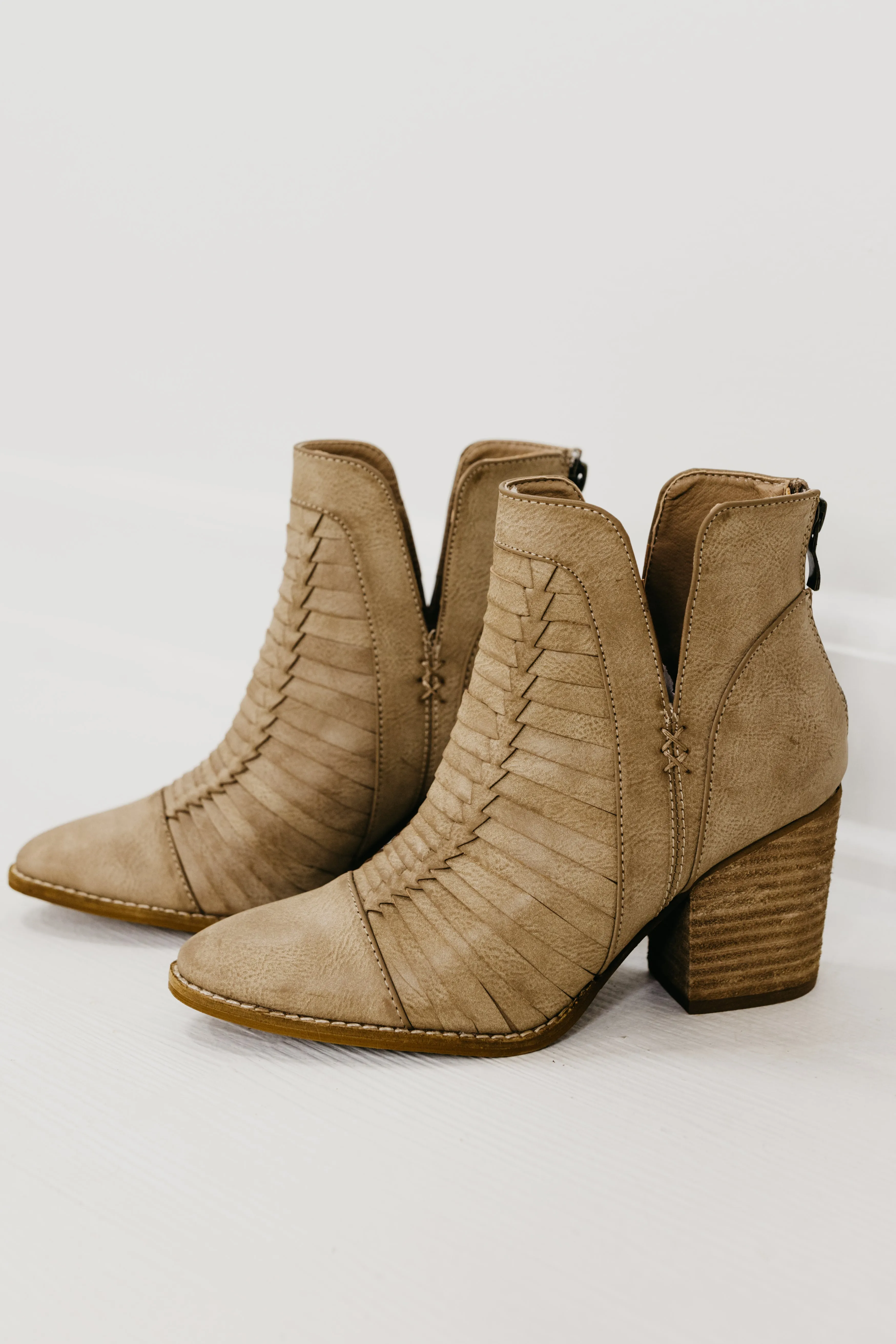 The Alina Woven Bootie  - FINAL SALE