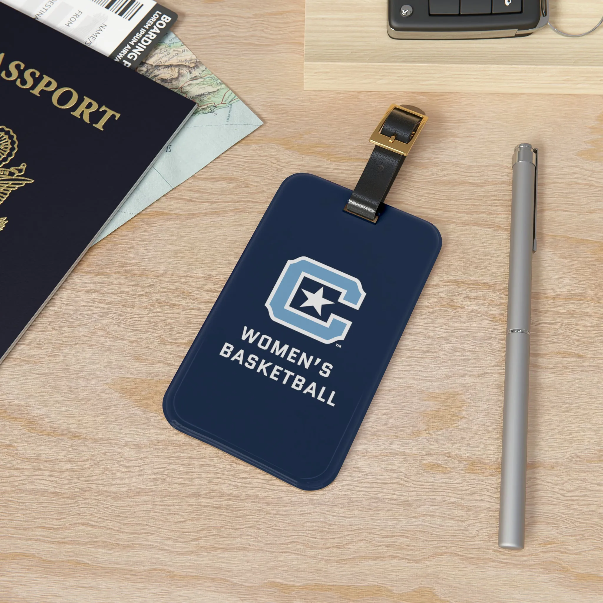 The Citadel Block C Logo, Sports Women's Basketball, Luggage Tag
