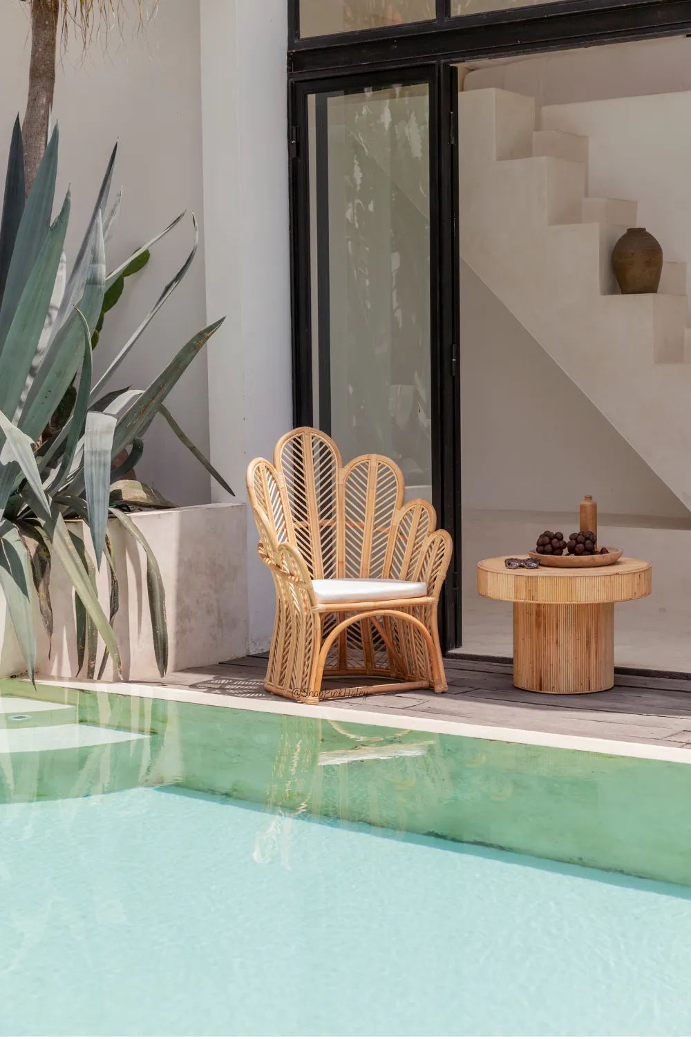The Paloma Petals Rattan Chair (Set of 2 Chairs)