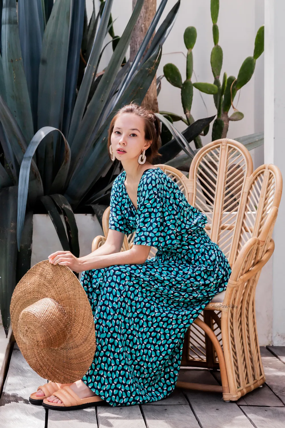 The Paloma Petals Rattan Chair (Set of 2 Chairs)