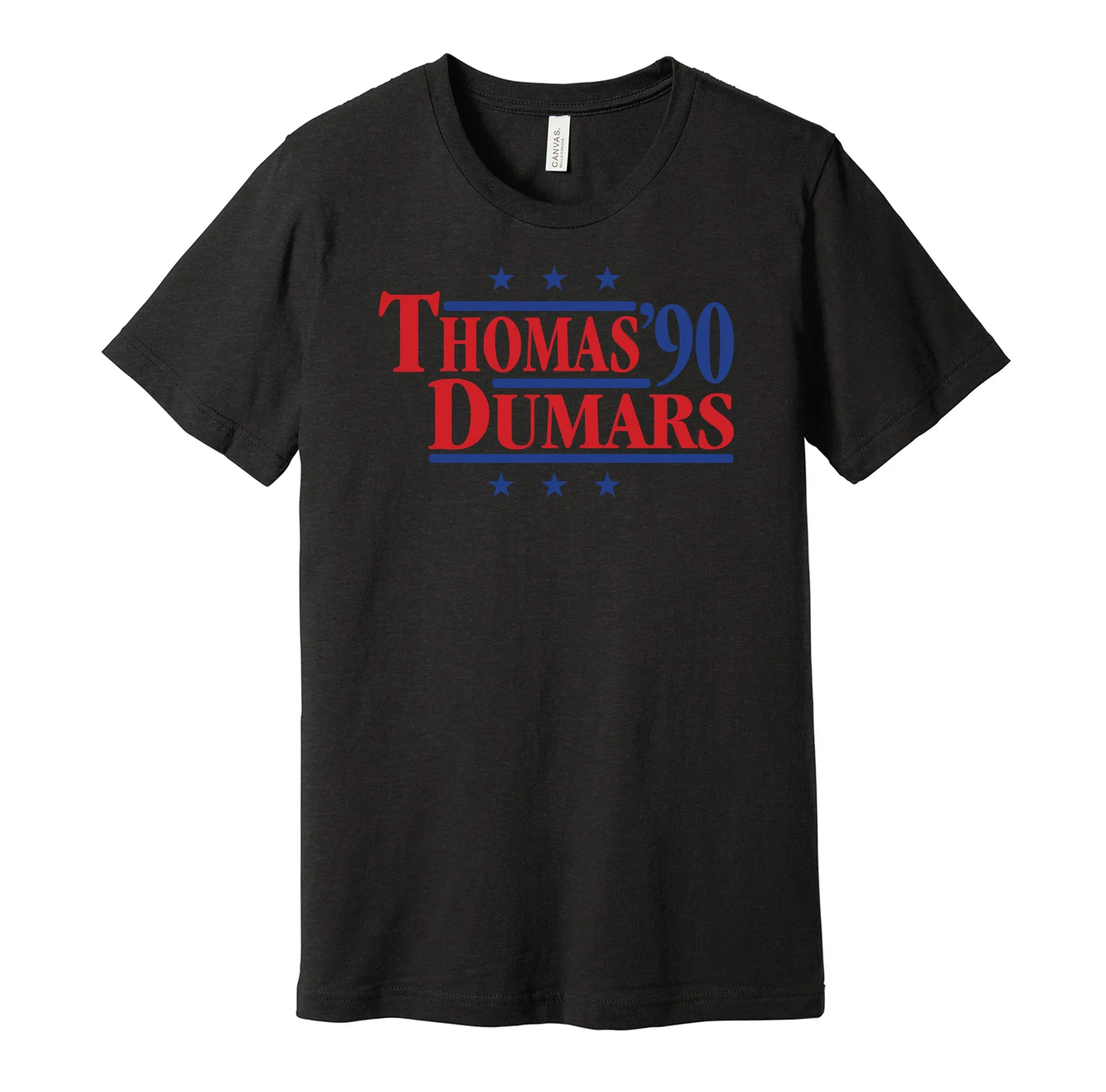 Thomas & Dumars '90 - Detroit Basketball Legends Political Campaign Parody T-Shirt - Hyper Than Hype Shirts