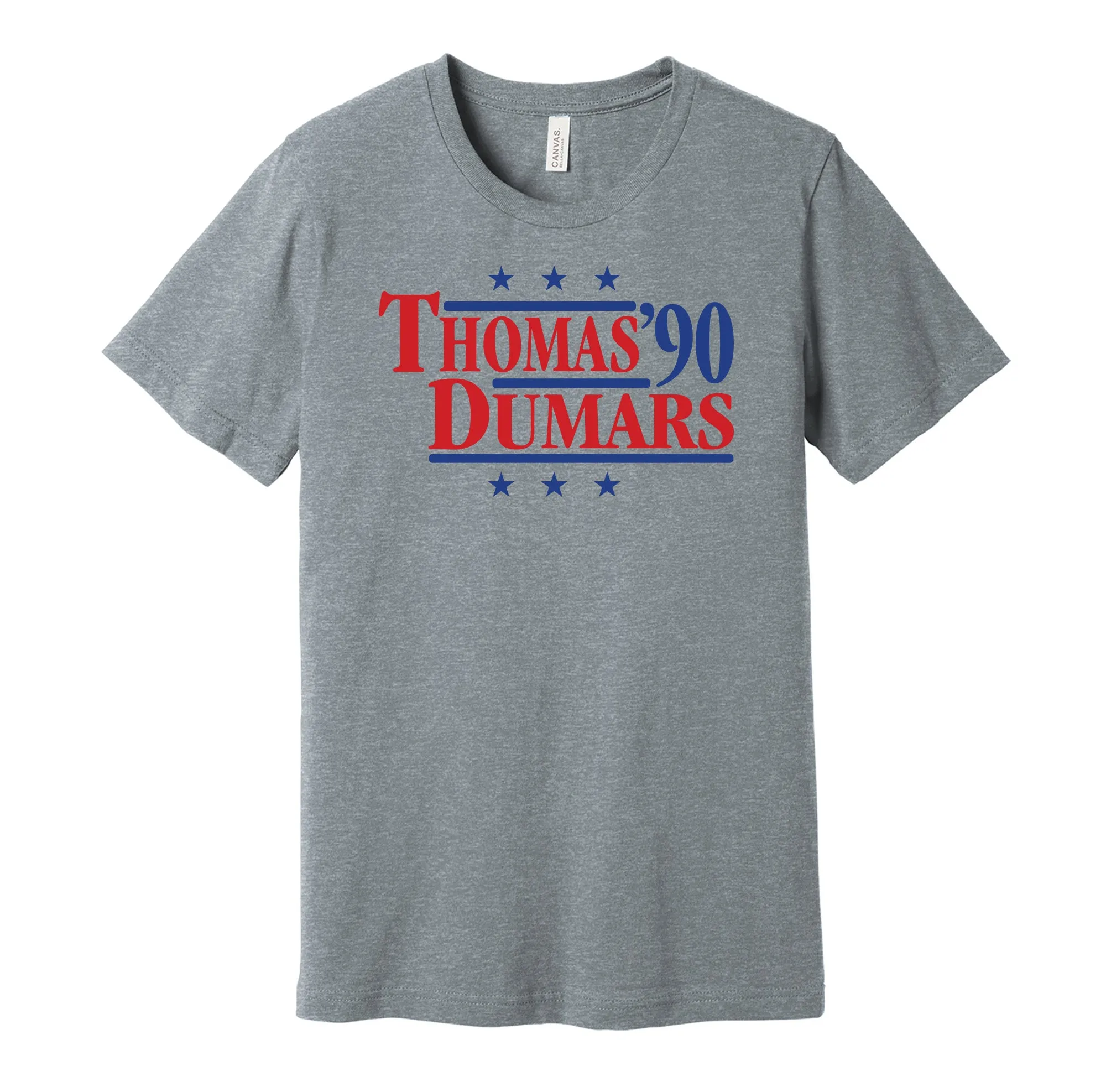 Thomas & Dumars '90 - Detroit Basketball Legends Political Campaign Parody T-Shirt - Hyper Than Hype Shirts